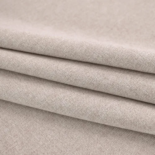 Vista 4 de UPOPO Cortinas de Niveles Beige Sobre Fregadero con Textura de Lino para Ventana de Cocina de 16 Pulgadas de Largo Caravana Privacidad Pequeñas