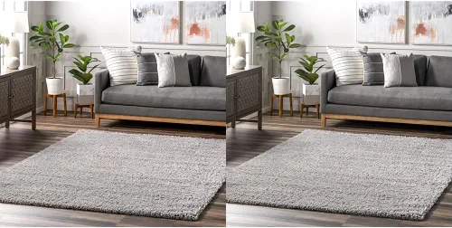 Vista 26 de nuLOOM Marleen - Alfombra decorativa contemporánea, 2 x 3, gris