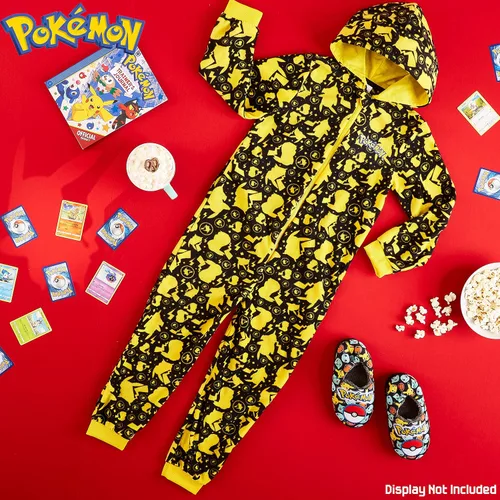Vista 7 de Pokemon Pijama Pikachu de una pieza para adolescentes y niñas