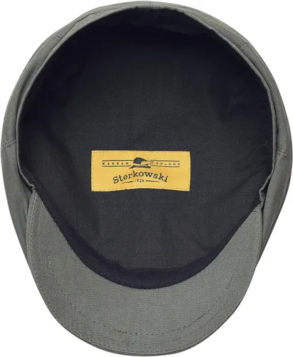 Vista 4 de Sterkowski Shelby Cap Gorra de periódico 100% algodón suavizado para hombre Sombrero de estilo pico de 8 paneles