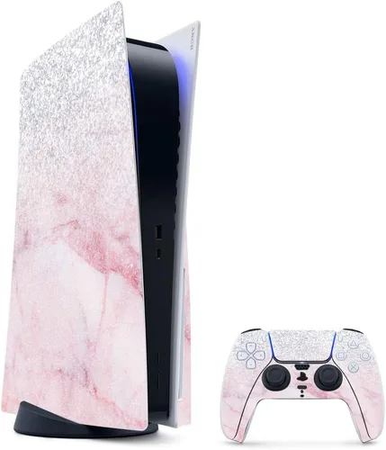 Vista 42 de MightySkins - Skin para juegos con purpurina brillante para PS5 y PlayStation 5, ágata amatista, acabado duradero con purpurina de alto brillo
