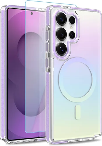 Vista 109 de Funda magnética para Google Pixel 10 Pro XL [compatible con Magsafe] [bonito diseño fluorescente de moda] a prueba de golpes, delgada, translúcida