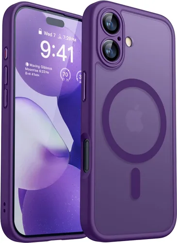 Vista 144 de CANSHN Funda magnética compatible con iPhone Air (6.5 pulgadas), mejorada [protección completa de la cámara] [compatible con Magsafe]