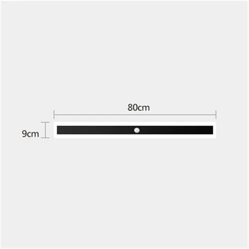Vista 7 de Lámpara de pared LED con sensor de movimiento, tira de luz de pared lineal, lámpara de pared con sensor de movimiento activado por movimiento