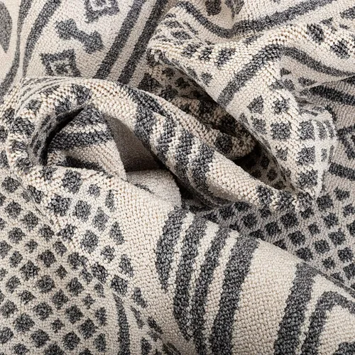 Vista 8 de Well Woven - Tapete con diseño de enrejado marroquí, color azul claro