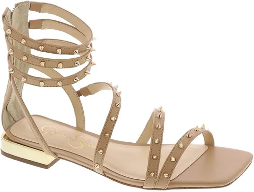 Vista 4 de Jessica Simpson Sandalias planas Cenedra Gladiator para mujer