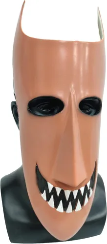 Vista 3 de The Christmas Lock Shock and Barrel Mask - Máscara de látex para cosplay, disfraces de Halloween
