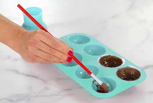 Vista 3 de Juego de 18 piezas para fabricar bombas de cacao caliente Dishwasher Safe, Sturdy for Everyday Use, Food Grade Silicone, Includes Brush, Spatula