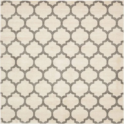 Vista 103 de Unique Loom Trellis Collection - Alfombra de área de Filadelfia, rectangular de 2 pies 2 pulgadas x 3 pies, color morado y marfil