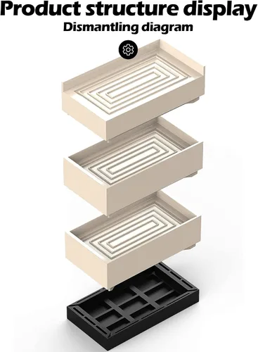 Vista 8 de Elevadores de Muebles, Tclouda Soportes para Cama/Sofá/Escritorio/Mesa/Patas de Silla/Refrigerador de 1.5, 3 y 4 Pulgadas, Bloques Ajustables