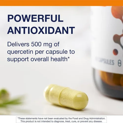 Vista 3 de Metagenics Suplemento de quercetina de 500 mg - Apoyo inmunológico y cardiovascular, protección antioxidante, sin OMG, sin gluten, vegano