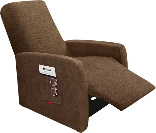 Vista 14 de 3 fundas elásticas para sillas reclinables, fundas de tela de felpa y protectores duraderos de muebles para niños y mascotas (1 plaza, negro)