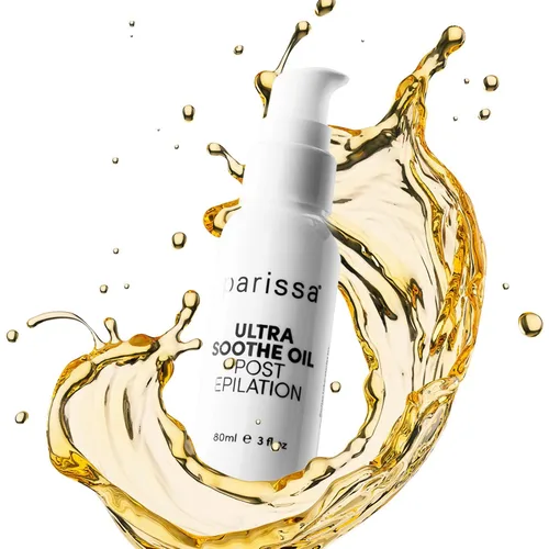 Vista 7 de Parissa Aceite ultra calmante, aceite esencial calmante para piel inflamada, tratamiento posterior al afeitado y depilación para cabello encarnado