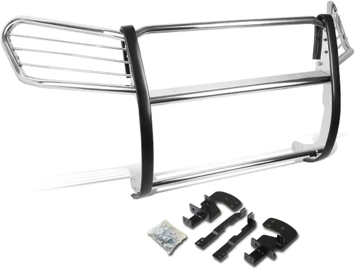 Vista 16 de DNA Motoring GRILL-G-064-BK - Protector de rejilla para parachoques delantero, color negro, compatible con Rav4 01-05