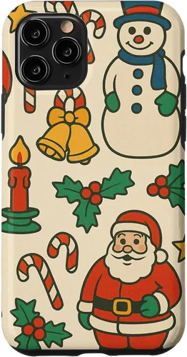 Vista 29 de Patrón retro de los años 90, decoración nostálgica de vacaciones para iPhone 16