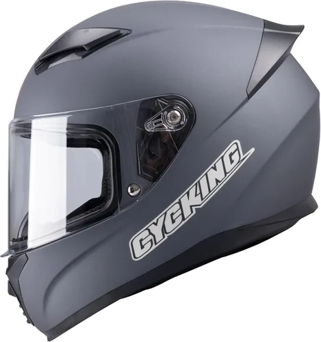 Vista 10 de Casco de motocicleta de cara completa, aprobado por DOT, casco de bicicleta de calle para adultos, hombres y mujeres, carcasa de ABS con visera
