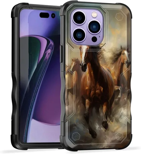Vista 71 de Funda para iPhone Air, [doble capa] [protección contra caídas de grado militar de 10 pies] Funda resistente a prueba de golpes para iPhone Air