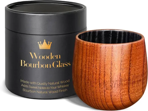 Vista 9 de Vaso de whisky de madera carbonizada, regalos de bourbon para hombres, vaso de whisky de madera carbonizada de 10 onzas Regalos de whisky