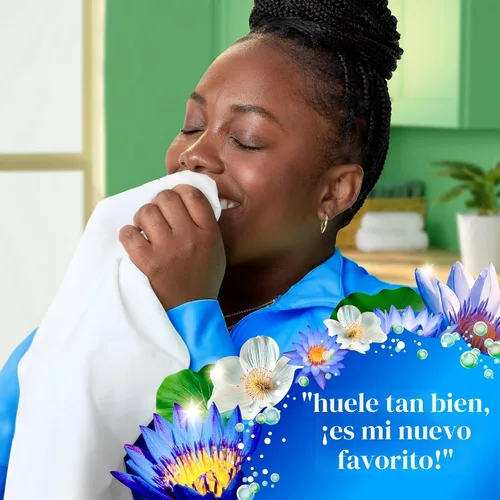 Vista 10 de Gain flings Ultra Oxi Cápsulas de Detergente para Ropa, 60 Unidades, Aroma Waterfall Delight, 3 en 1, Compatible con HE
