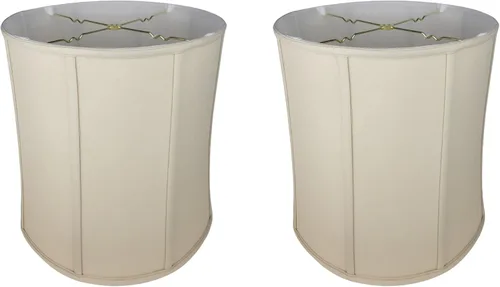 Vista 17 de Royal Designs, Inc. BSO-719-10BG pantalla para lámpara resistente básica con forma de tambo, 9 x 10 x 10 pulgadas, Beige