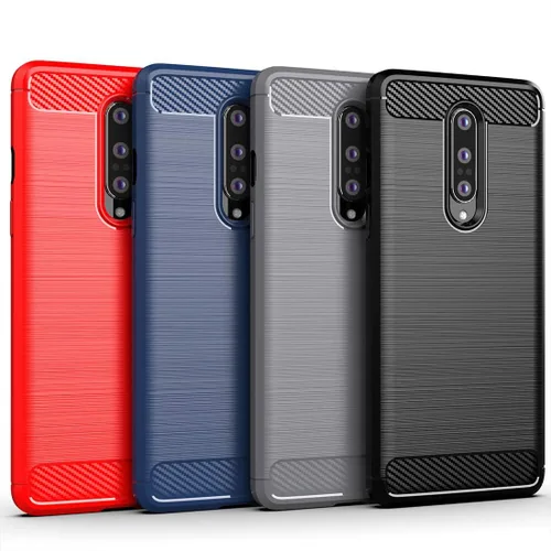 Vista 6 de Osophter Funda para Oneplus 8 [no compatible con Oneplus 8T], 1+8 funda protectora de goma TPU flexible de absorción de golpes para One Plus 8