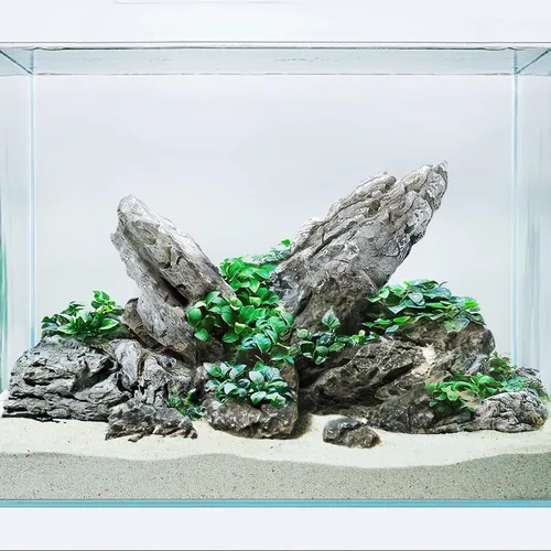 Vista 17 de LANDEN Piedras de Dragón Naturales (16 libras, 2~8 pulgadas, 7-8 piezas) para Aquascaping, Terrarios, Paludarios, Vivarios, Recintos de Reptiles