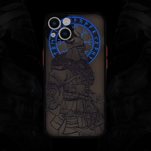 Vista 11 de Cool Gladiator - Funda para teléfono con relieve 3D, compatible con iPhone 7/8/SE, transparente esmerilado y moderno