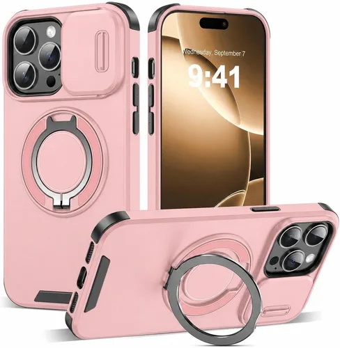 Vista 13 de Funda para iPhone 11 de la Serie Magnética de Doulings, resistente con anillo giratorio de 360 grados con soporte invisible, compatible con magsafe
