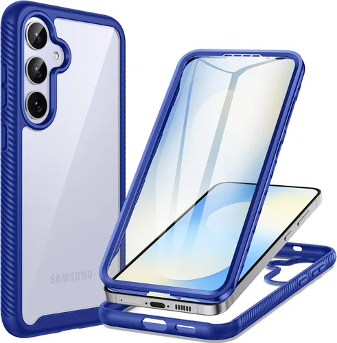 Vista 19 de seacosmo Diseñada para funda de teléfono Galaxy A14 5G, cubierta de cuerpo completo a prueba de golpes, con protector de pantalla integrado, funda