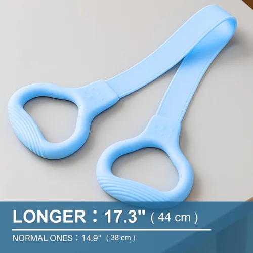 Vista 5 de LEZER Figura 8 Banda de resistencia, cuerda elástica de fitness, entrenamiento Execrise para brazo, espalda, pecho y hombro, yoga, pilates