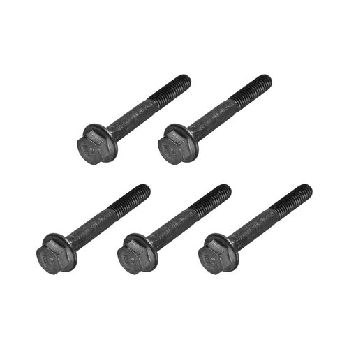 Vista 8 de METALLIXITY Pernos de cabeza hexagonal con brida (M6x40mm) 5pcs, perno de brida hexagonal Tornillo de media rosca, para sujetadores de hardware