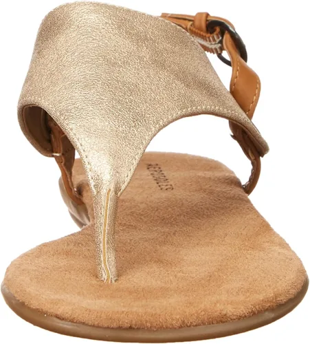 Vista 2 de Aerosoles Chanclas Conchlusion para mujer, dorado metálico, 7.5
