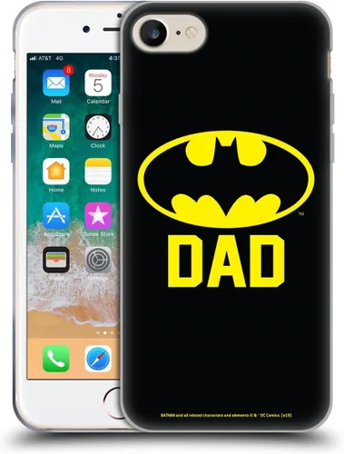 Vista 153 de Head Case Designs Funda de gel con licencia oficial de Batman DC Comics Bat Signal Logos [protección de grado militar] compatible con Apple iPhone 7