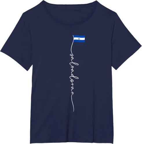Vista 19 de Camiseta con la bandera salvadoreña de El Salvador
