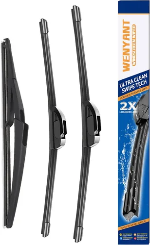 Vista 17 de Limpiaparabrisas de 15/15/13 pulgadas compatibles con Jeep Wrangler 2007-2017 Wrangler JK 2008-2018, limpiaparabrisas delantero y trasero para mi