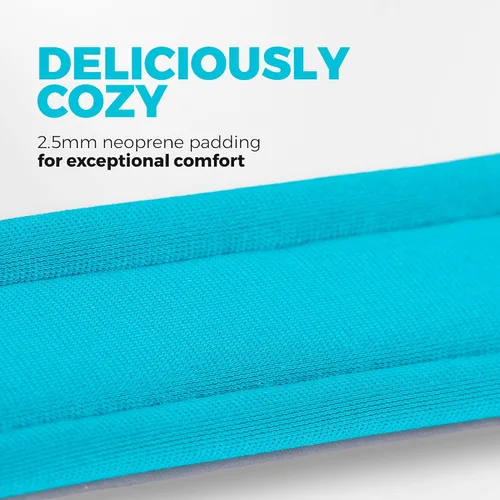 Vista 7 de BLAZIN Collar reflectante para perro con diseño de cierre de junta tórica para perros sensibles, acolchado de neopreno suave, collares para perros O