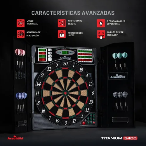 Vista 5 de Arachnid Titanium 5400 - Diana electrónica y gabinete, color negro