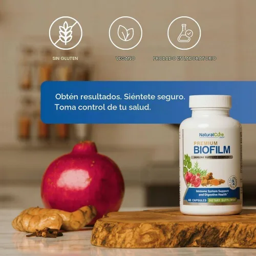 Vista 3 de NCL Premium Biofilm Complex Suplemento - 60 Cápsulas Veganas
