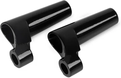 Vista 5 de Kit de reubicación de soportes de señal de giro delantero negro para Harley Sportster XL 883 1200 1988 y posteriores, Dyna 1991-2005