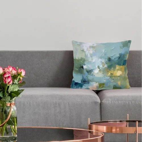 Vista 4 de Fundas de almohada de 18 x 18 pulgadas, modernas, decorativas, suaves, cuadradas, con cremallera invisible, para sofá, hogar, cama, dormitorio