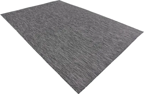Vista 4 de Unique Loom Collection - Alfombra casual de transición sólida jaspeada para interiores y exteriores