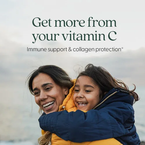 Vista 2 de New Chapter Vitamina C + saúco con vitamina C fermentada, hierbas integrales + protección de colágeno, 60 unidades (paquete de 1)