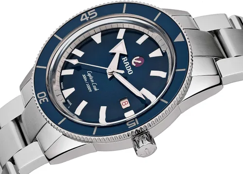 Vista 5 de Rado Reloj automático suizo Captain Cook Azul Patchwork