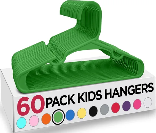 Vista 9 de Utopia Home Paquete de 20 Perchas para Niños - Perchas de Plástico para Bebé de 11.5 Pulgadas para Armario - Perchas para Niños para Ropa y Percha