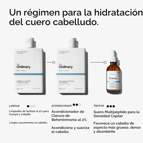 Vista 5 de The Ordinary Multi-Peptide Serum for Hair Density, Peptide-Powered Formula for Thicker, Fuller Looking Hair