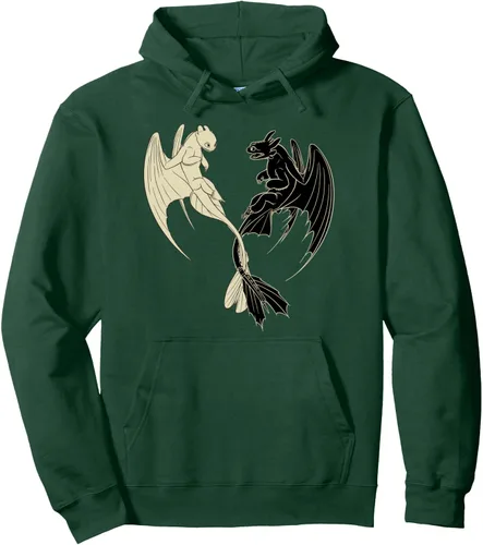 Vista 12 de Cómo entrenar a tu dragón 3 Hidden World Lightfury Toothless Sudadera con capucha