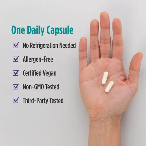 Vista 4 de Nordic Naturals Nordic Flora Probiotic Immune Health, 30 cápsulas, 15 cepas probióticas para apoyo a la salud inmunológica y digestiva, vegano, 30