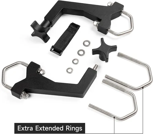 Vista 2 de Soportes de montaje de gato de elevación alta de jaula antivuelco compatibles con Jeep Wrangler JK 2007-2017