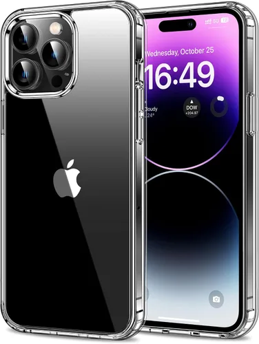 Vista 330 de HOOMIL Funda para iPhone 7 Plus/iPhone 8 Plus de 5.5 Pulgadas, sin amarillamiento, protección contra caídas, cubierta trasera dura transparente