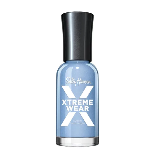 Vista 269 de Sally Hansen Xtreme Wear Esmalte de uñas sin rayas, acabado brillante, duradero, resistente a las astillas, transparente, color de uñas plateado 130